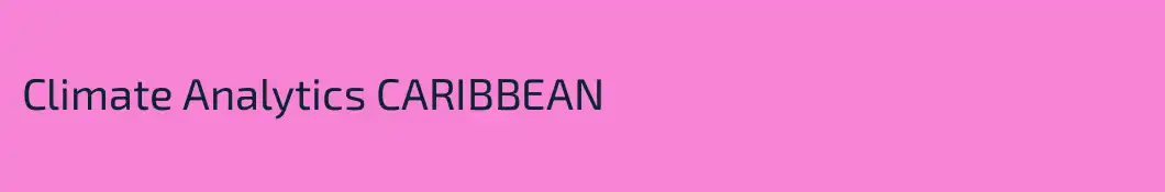 Climate Analytics CARIBBEAN